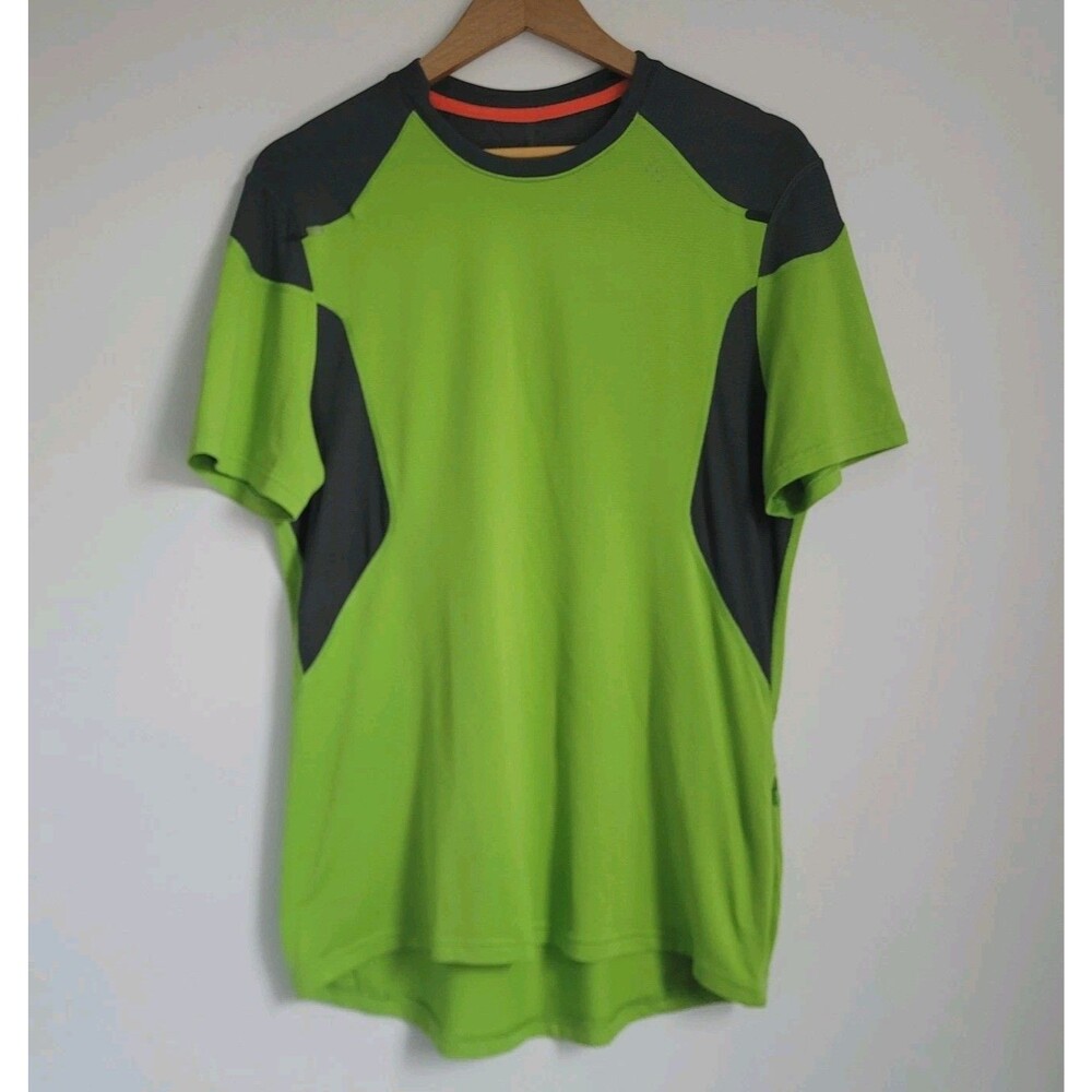 Lululemon Shirt Mens Grey Green Light As Air Tech Training Size M
